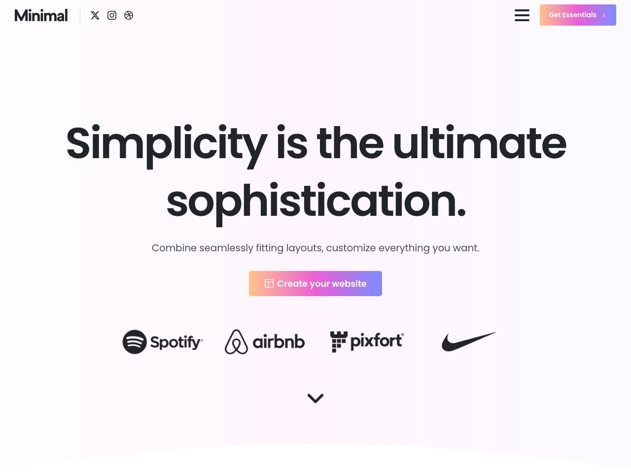 Minimal · Elementor