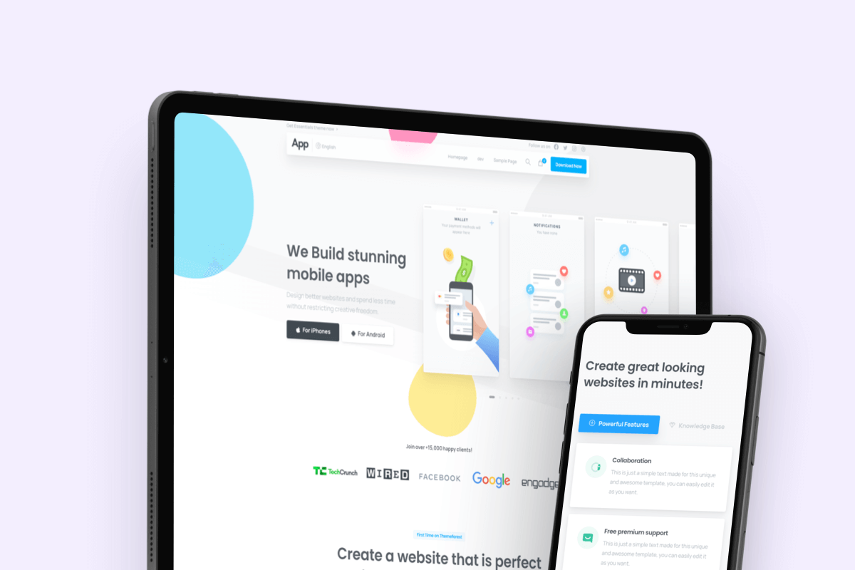 Build great looking websites with Essentials!