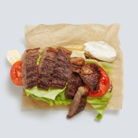 Lunch with salad